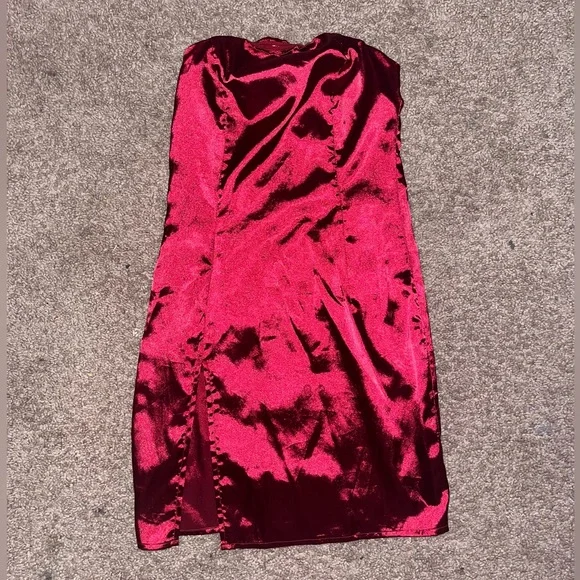 cherry bodycon dress Plain Cherry Red Bodycon Mini Tank Dress